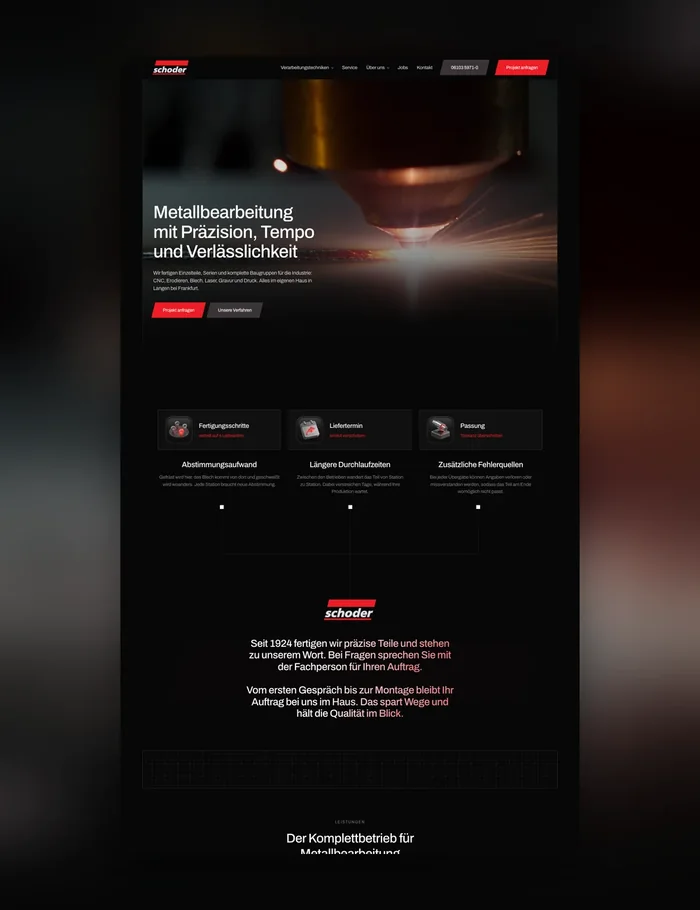 Website Schoder GmbH, Langen